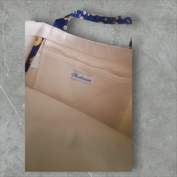 Shoshanna Cream Tote with Floral Accents - Picture 6 of 6